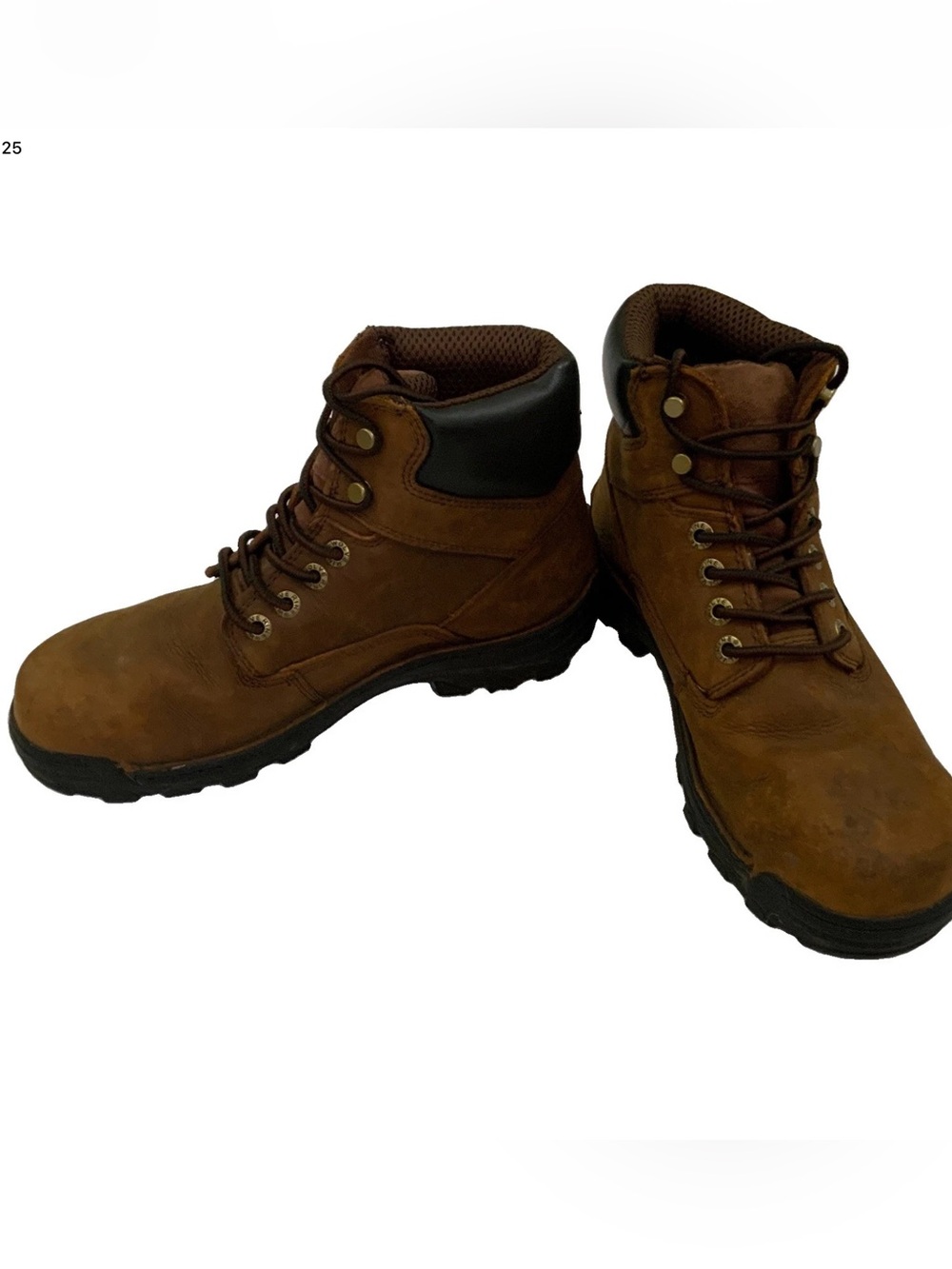 Wolverine Men's 6" Durbin Waterproof Steel Toe W05483 Work Boots Brown Size 8.5M